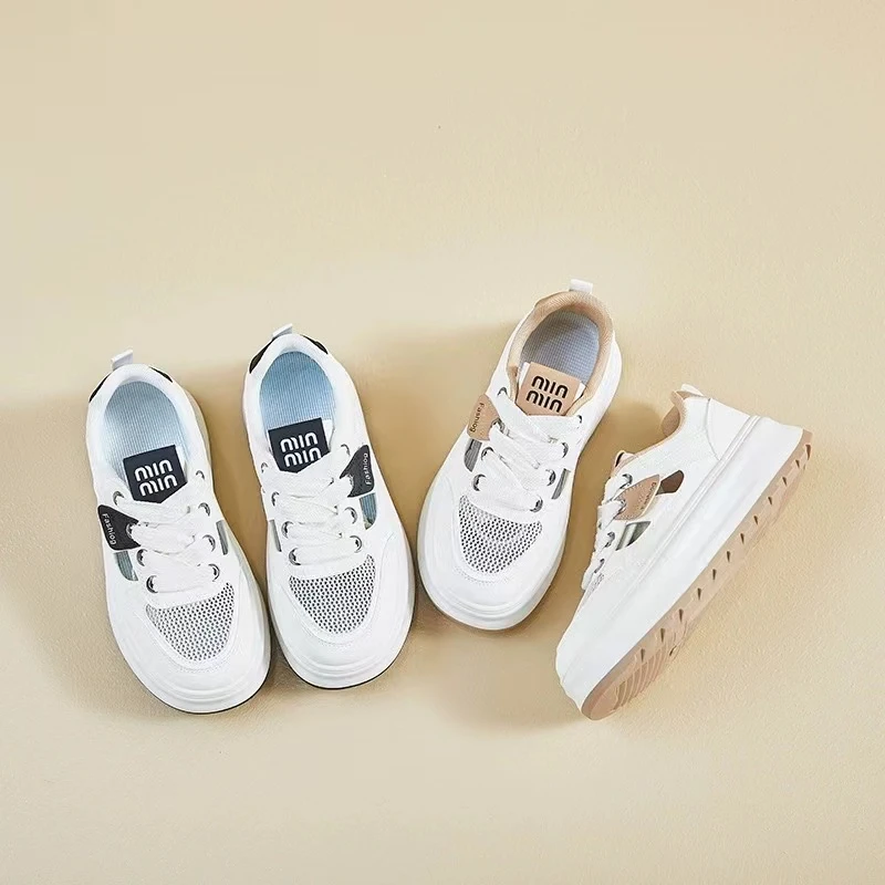 OuShiYuan/欧诗媛春夏镂空板鞋小白鞋休闲鞋百搭尤莱特XT128