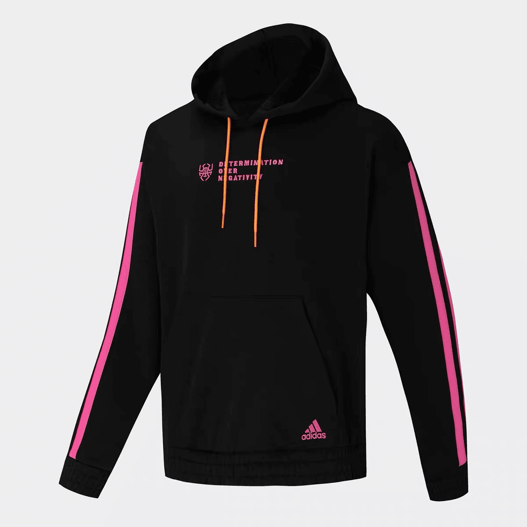 adidas/阿迪达斯 E007 HE1605 男士秋季休闲时尚宽松连帽印花卫衣