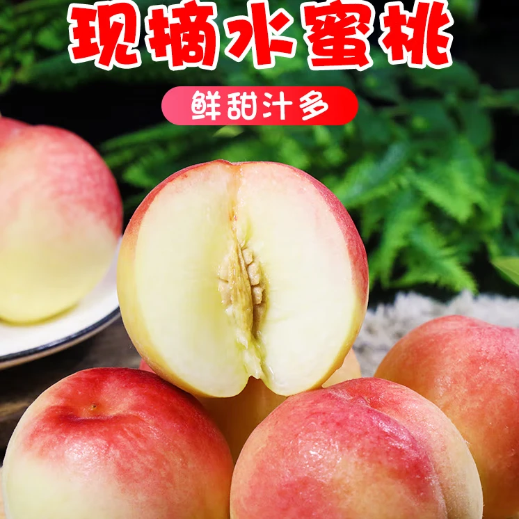 （顺丰包邮大果）正宗砀山水蜜桃纯甜水果爆汁手撕皮新鲜现采现发