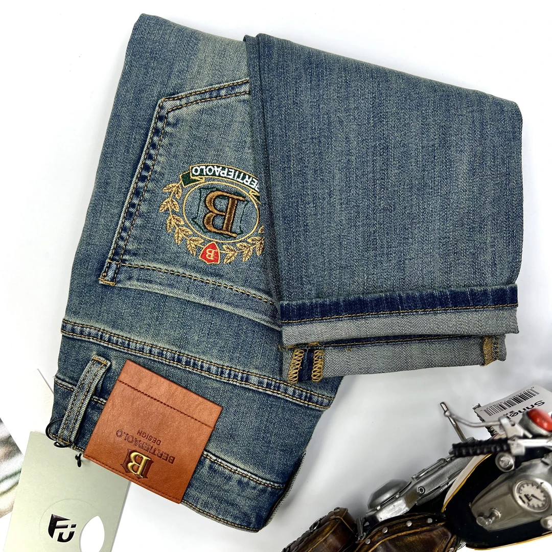 【夏季断码清货】30325-6轻奢重工水洗欧货顶牛弹力百搭牛仔裤男