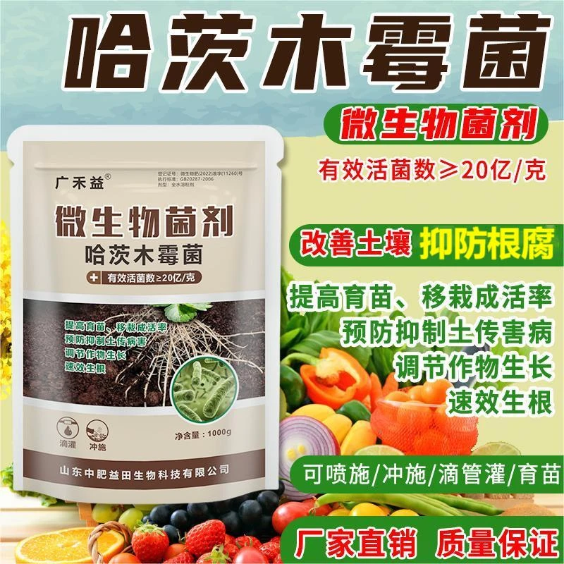 广禾益哈茨木霉菌20亿微生物菌剂真菌性病害土传病害冲施滴灌1KG