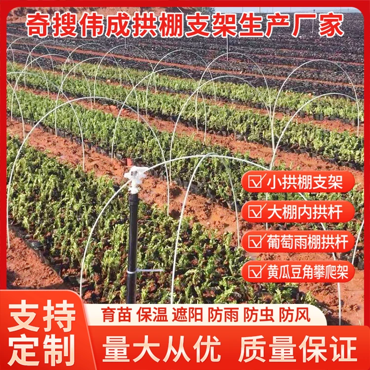 直播专属定制链接玻璃钢纤维杆拱棚支架耐腐蚀隔热