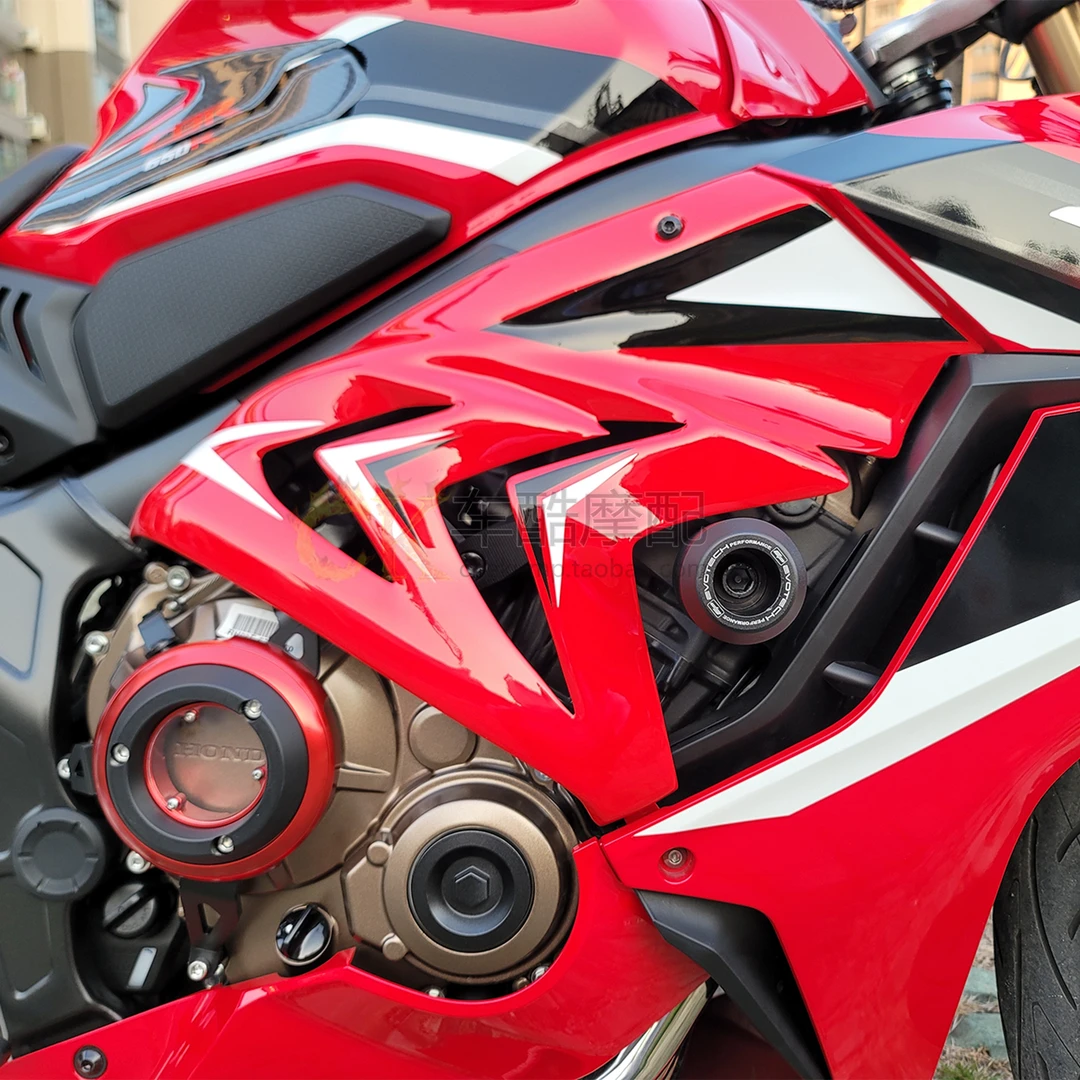 适用于HONDA/本田CBR650R 改装鲨鱼鳍侧板外壳包围发动机护板abs