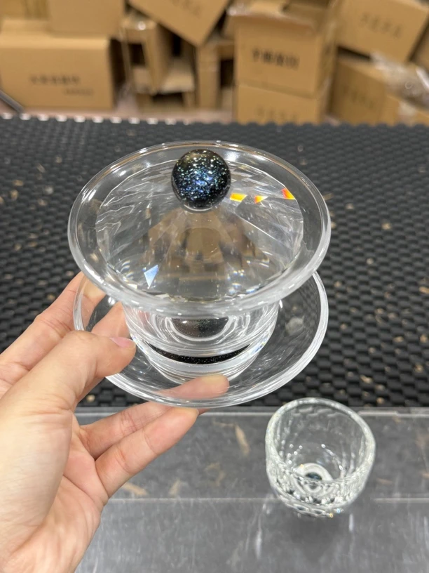 【闪购商品】璃斓堂星空水晶三才盖碗+主人杯