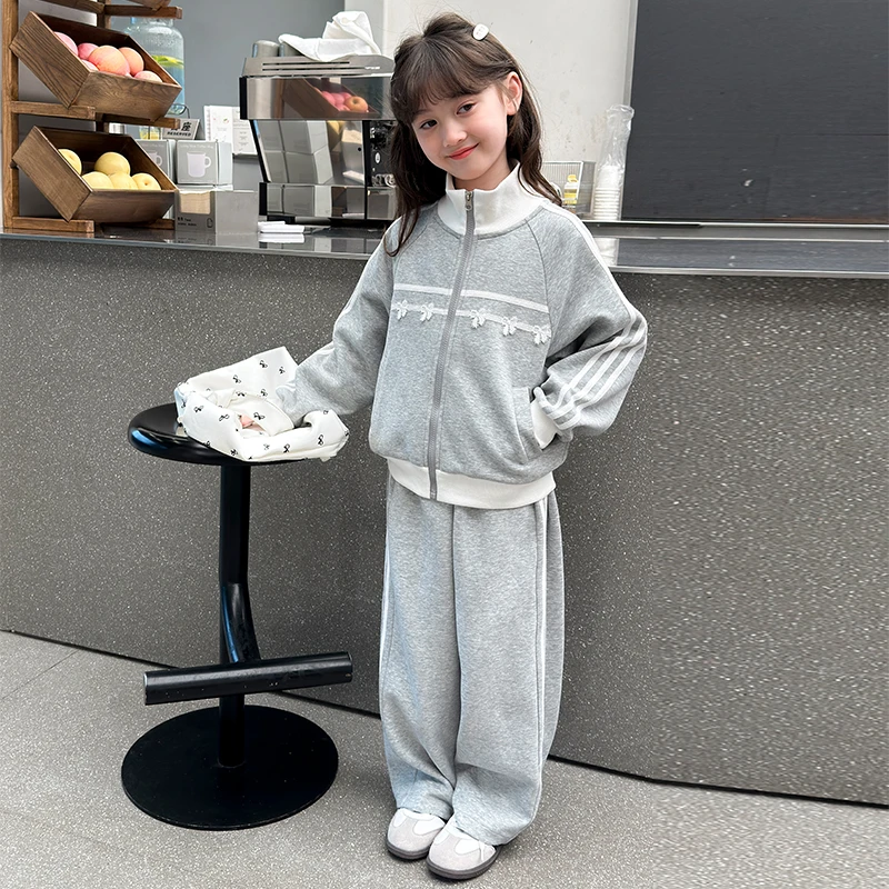 儿童套装2024新款中大童女童套装TM10091