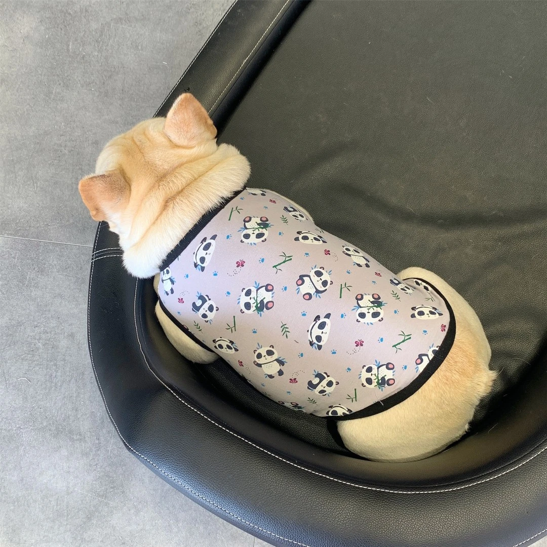 夏季薄款法斗狗狗衣服法国斗牛犬英斗柯基巴哥犬小型宠物背心弹力