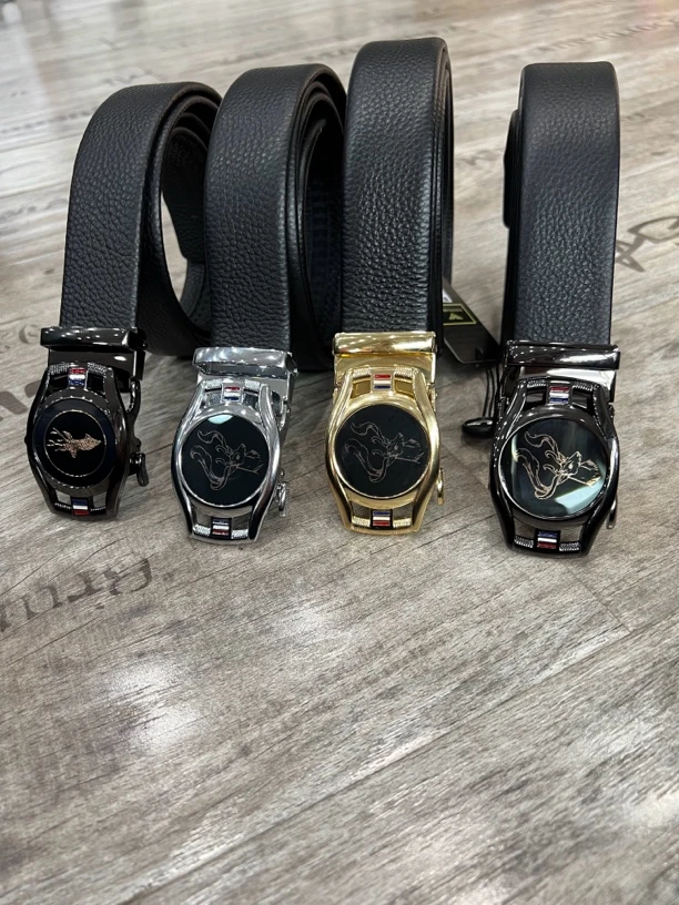 库奇世家真皮男士皮带时尚商务休闲头层牛皮腰带新款