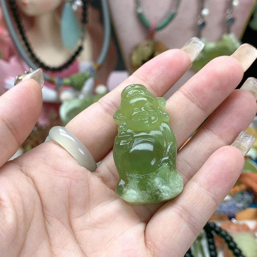 【闪购商品】蛇纹石玉吊坠未镶嵌紫*雨