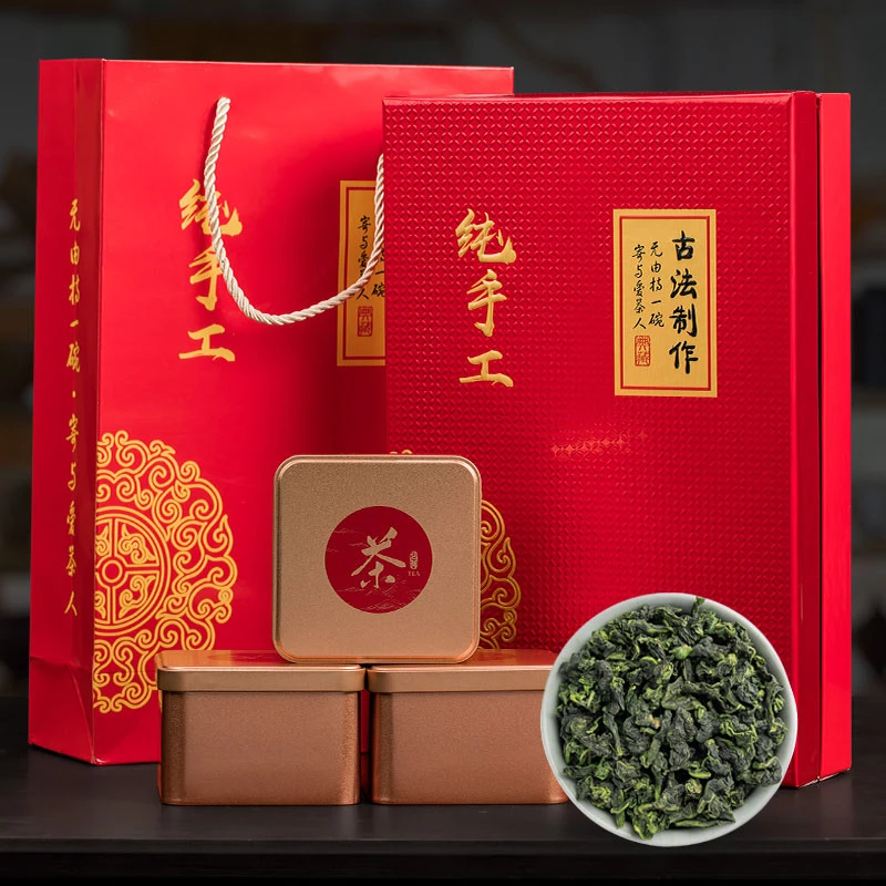 铁观音送礼正宗安溪原产地浓香型乌龙茶小包装红色礼盒装礼品茶叶