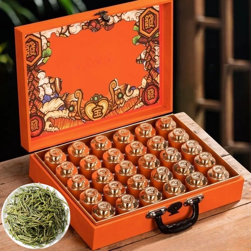 {专属}白茶2025新茶高档瓷罐礼盒装茶叶明前高山绿茶节日送礼佳品