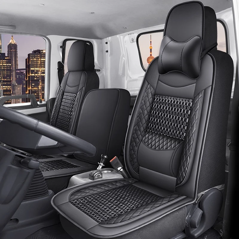 红岩杰狮C500四季货车座套 杰狮C100新金刚M500杰卡皮革布坐垫套