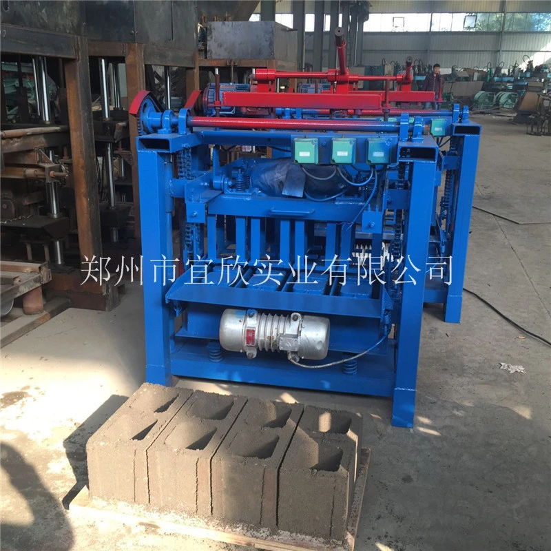 混凝土4-35A免烧制砖机液压空心砖机半自动液压陶粒空心砖机设备