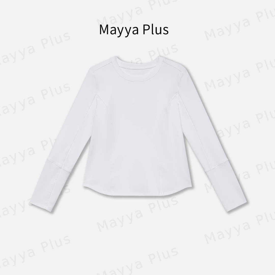 【立裁美学】Mayya Plus麦芽定制轻奢气质显瘦百搭针织T恤32437388