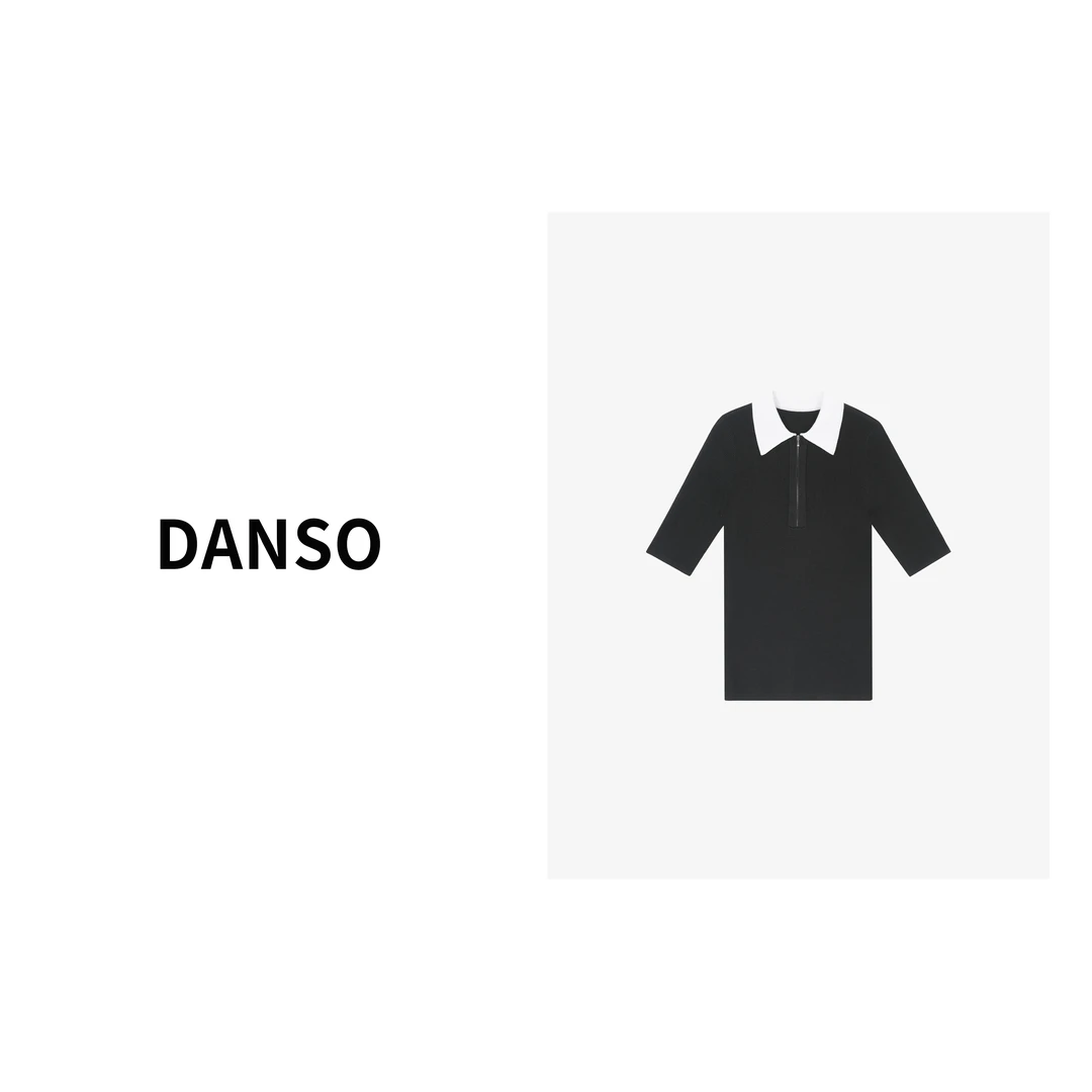 DANSO  【大嫂上衣】2023新款弹力冰凉短袖女 M-6526D