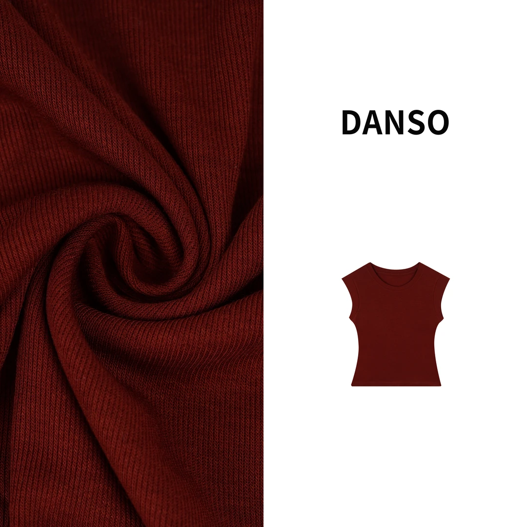 DANSO【面膜T】玉美华夏季新款时尚休闲百搭修身显瘦T恤SW0759