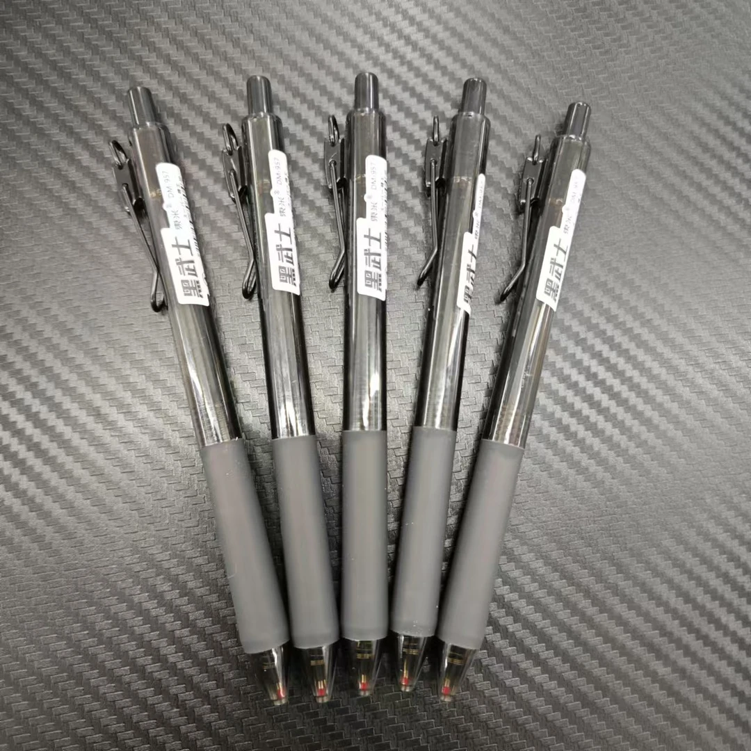 【发5支】【东米精工957刷题笔st头颜料型速干墨水黑色0.5mm】