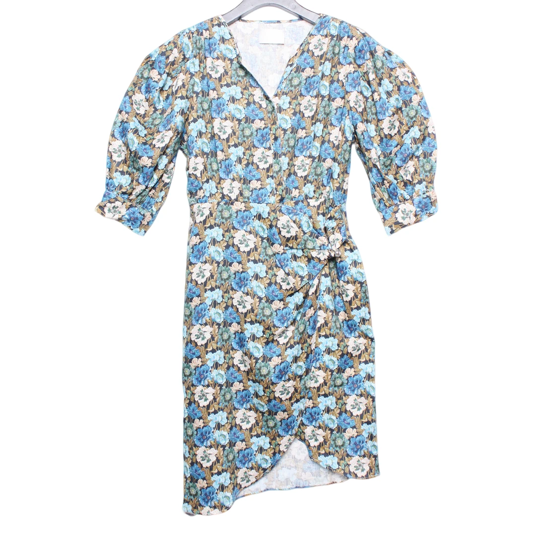 温柔自知 LIBERTY 利伯缇 经典碎花 中袖女装连衣裙 L184