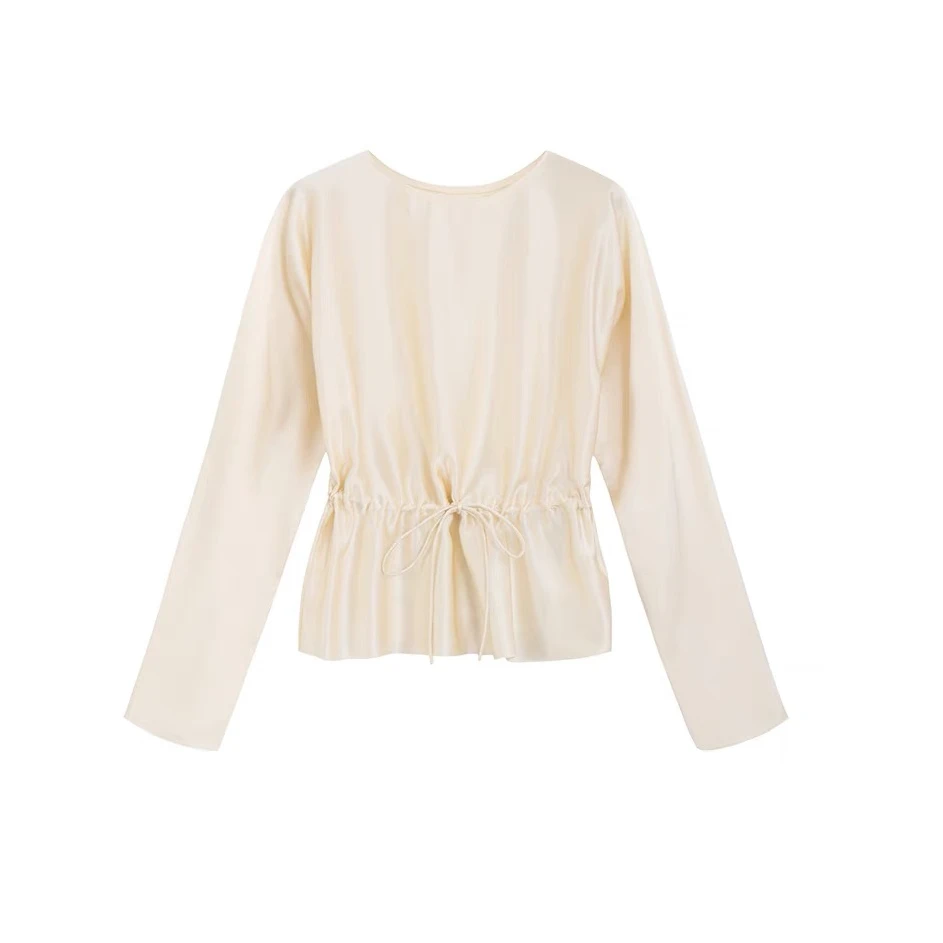 温柔自知 千年系列 新中式 气质 收腰衬衫 WR24413