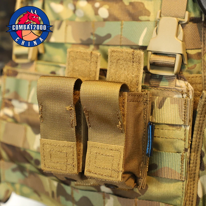 COMBAT2000 MOLLE双联快拔工具包附件附挂包便携小包魔术铁考度拉