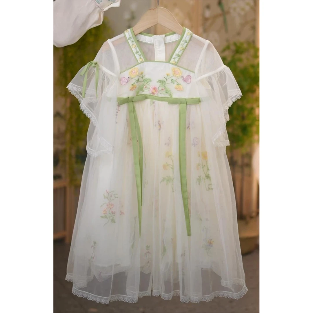 [花仙子]现货AC461女童夏季国风汉服