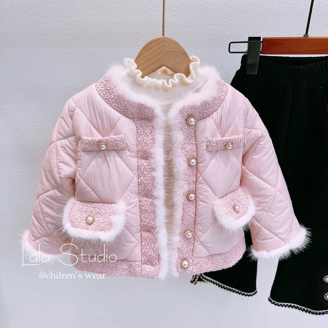 现货AK934女童冬季加棉加厚外套