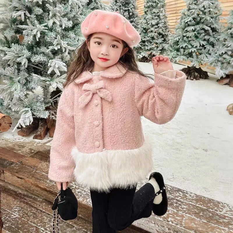 现货FF304女童冬季夹棉外套