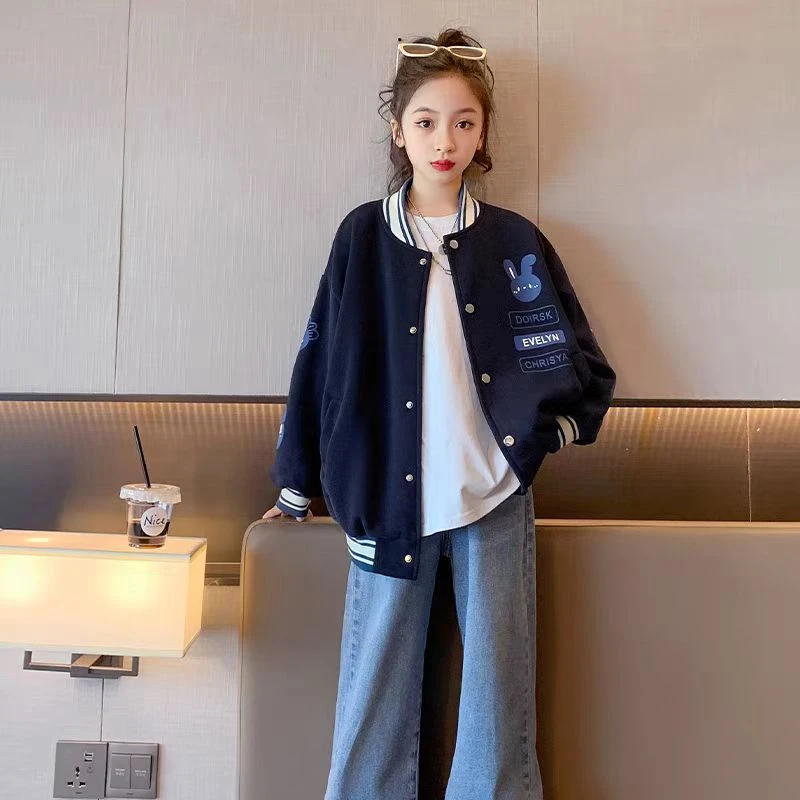 现货Z105女童冬季夹棉外套