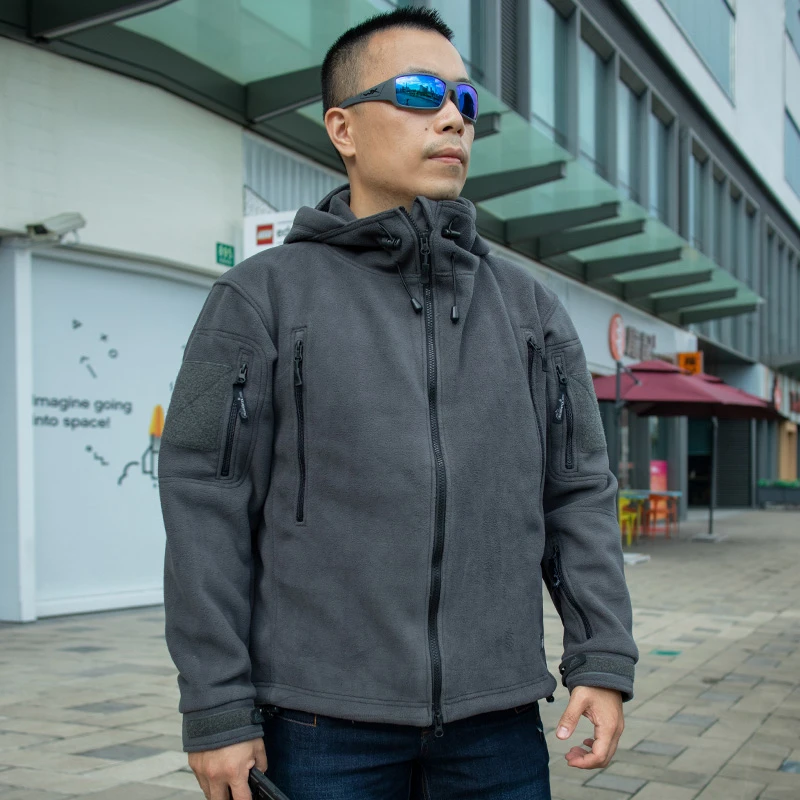 helikon赫利肯爱国者抓绒衣 户外双面绒外套冬季保暖外衣加厚夹克