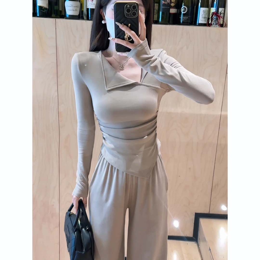 【柏林花园】2024春季新款气质显瘦设计感上衣 A103