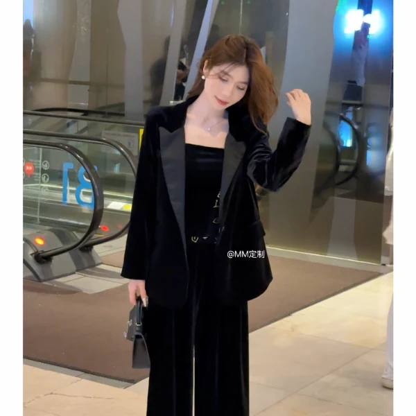 【都市浅行】2024新款秋冬显瘦修身时尚百搭外套A210