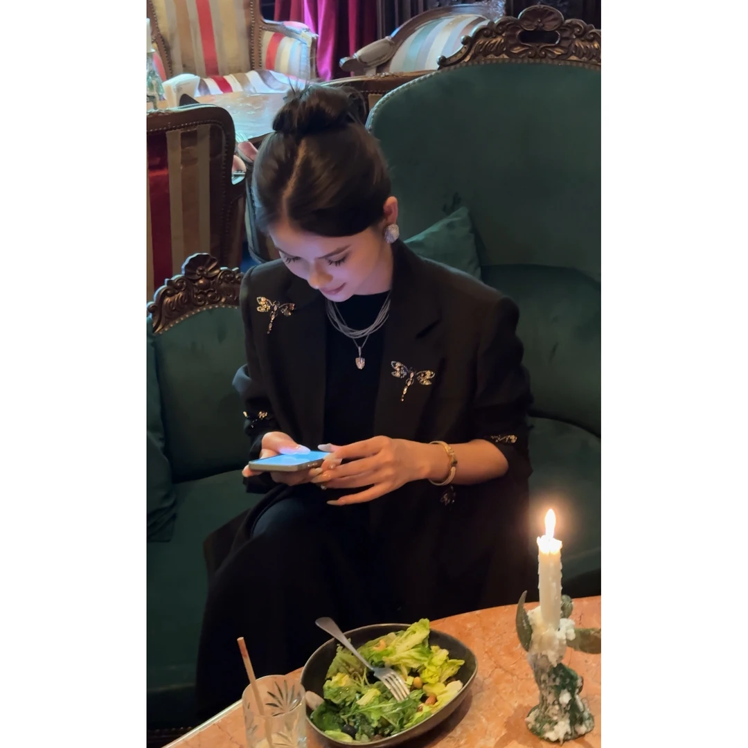 【蜻蜓西服】高级轮廓设计感蜻蜓西服 070128GT