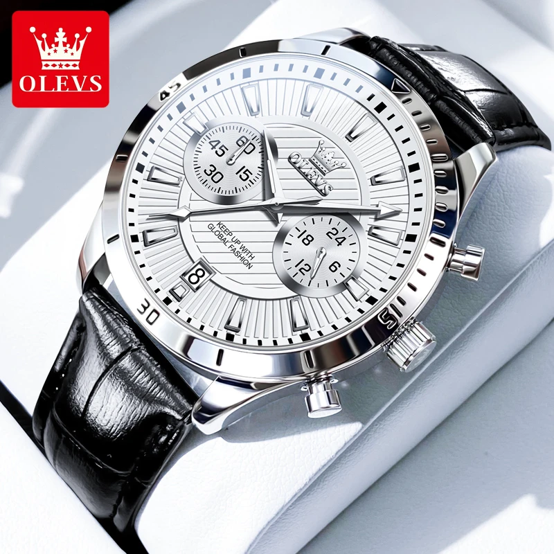 2024新款瑞士认证欧利时男士高档手表男款正品防水石英男表多功能