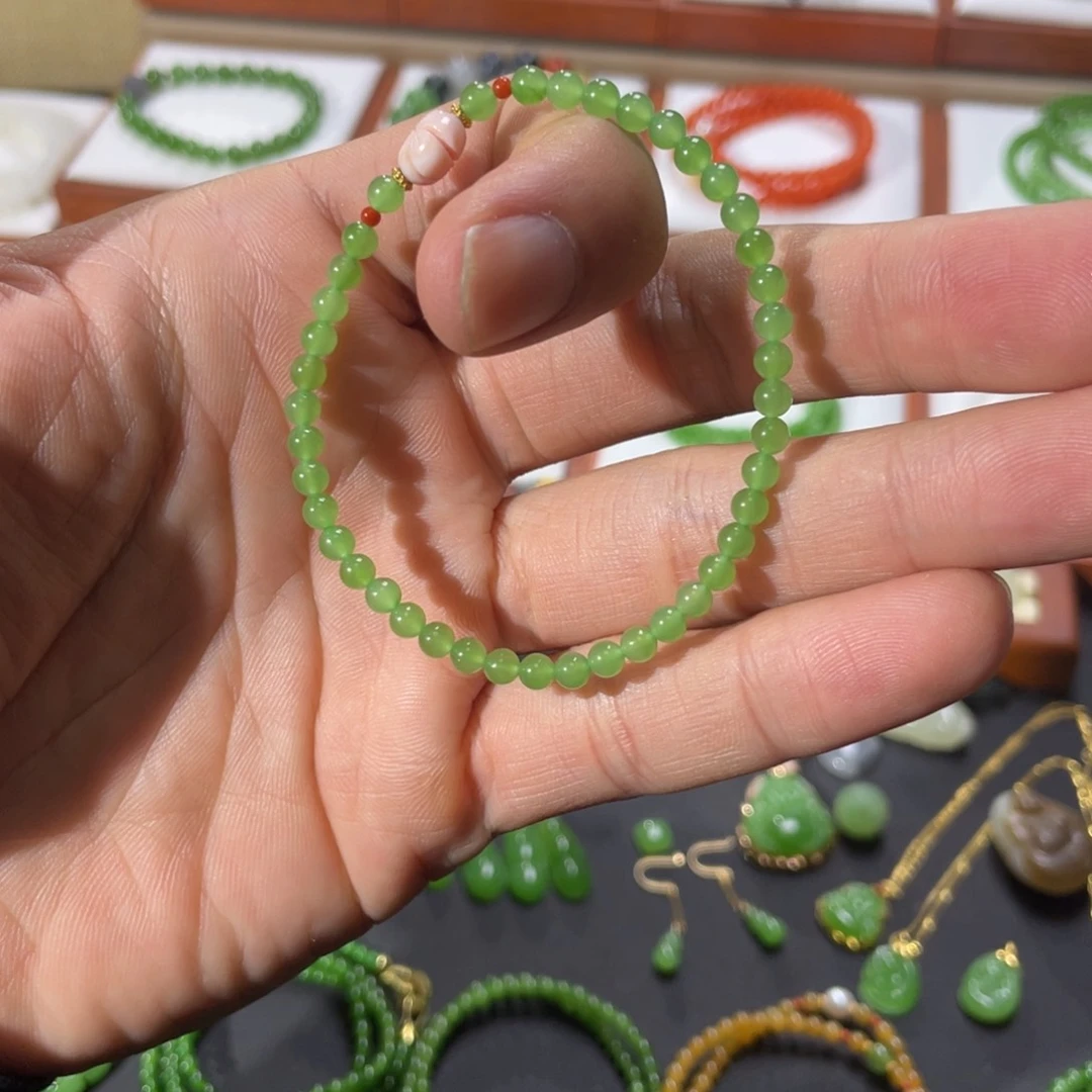 和田玉手链未镶嵌