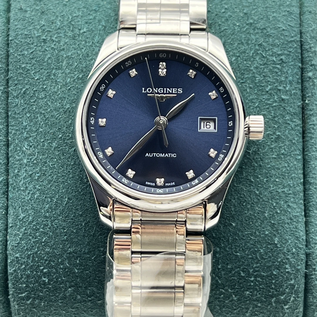 99新 Longines/浪琴 名匠/臻耀/女士机械蓝盘/257/29MM