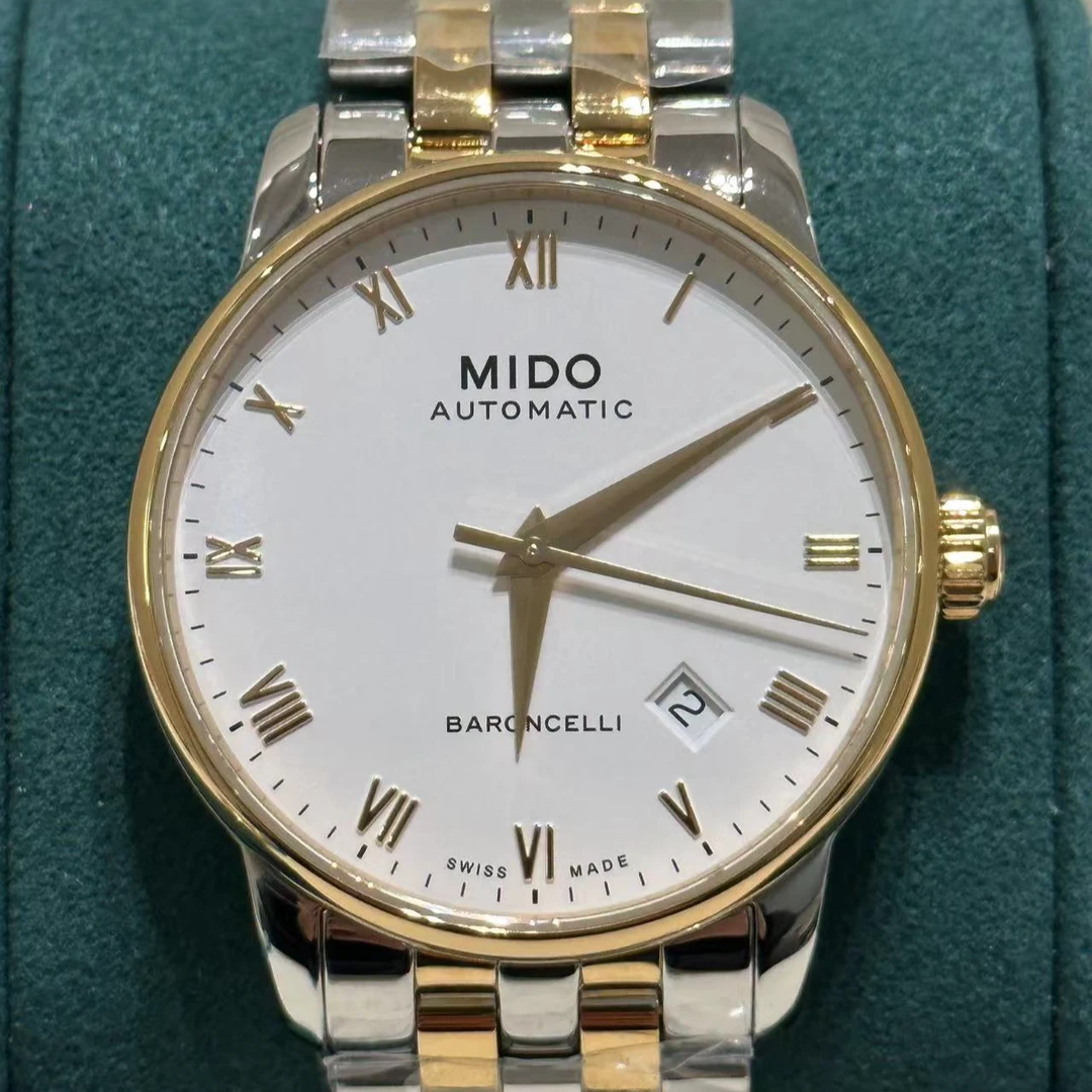 99新 Mido/美度 贝伦赛丽/臻耀/男款间金表/M8600/公价8100/38MM