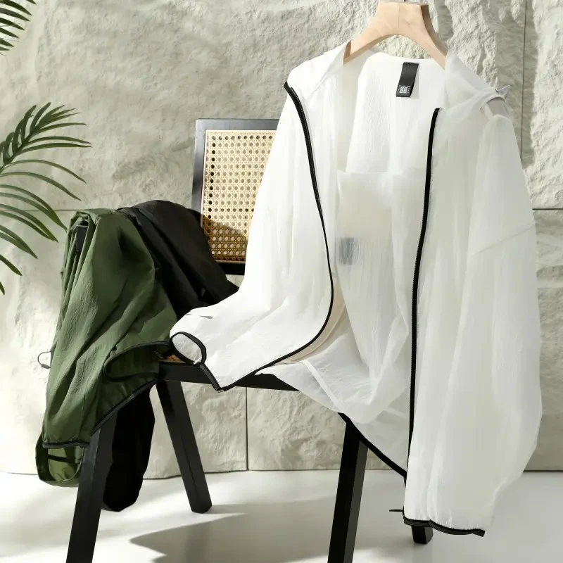 破风系列！轻薄透气！夏季轻量化高弹运动跑步连帽外套春夏23162