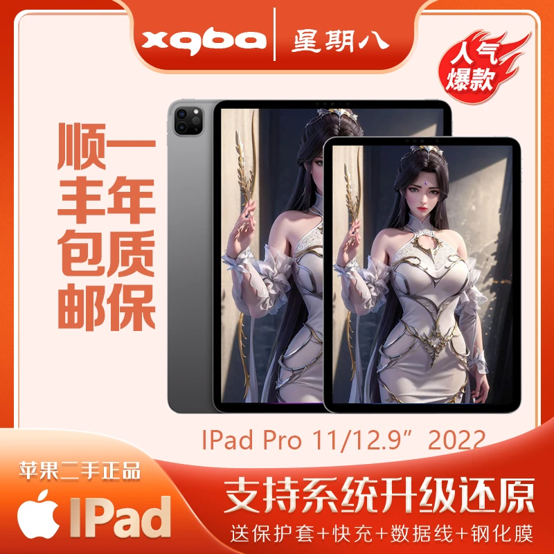 9新 Apple/苹果 苹果iPadPro 2018款 1TB平板电脑789代2021款