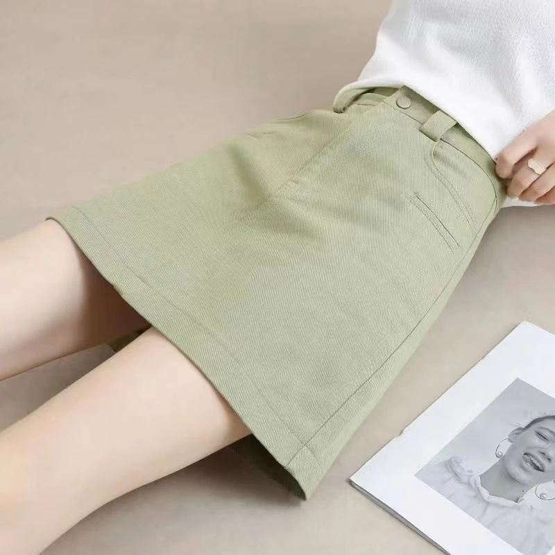 4月丽601到800  本  默认瑕疵NO退换新款牛仔半身裙