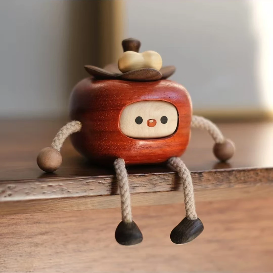 沐沐的房间可爱好柿花生摆件