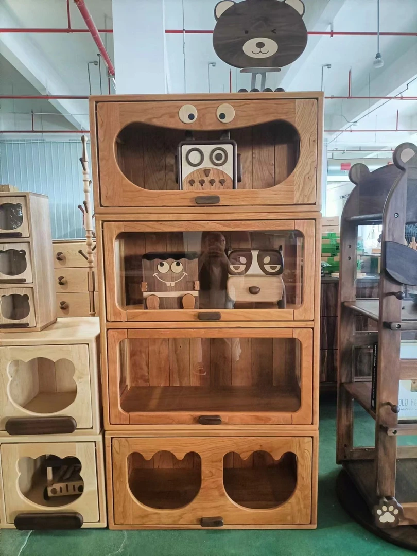 沐沐的房间组合储物收纳客厅书柜双层