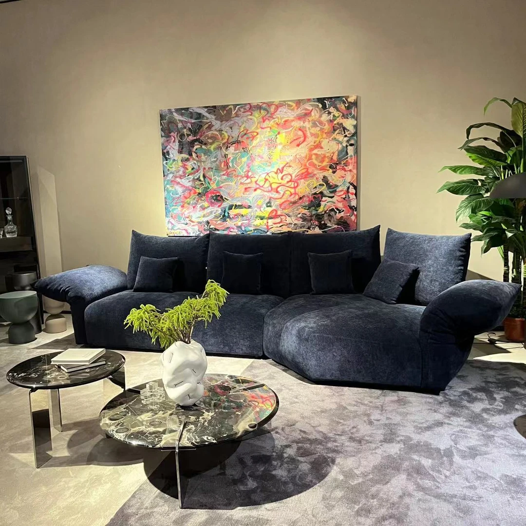 MAX BUY/卖思买edra花瓣沙发布艺客厅网红家具棉花糖极简羽绒沙发