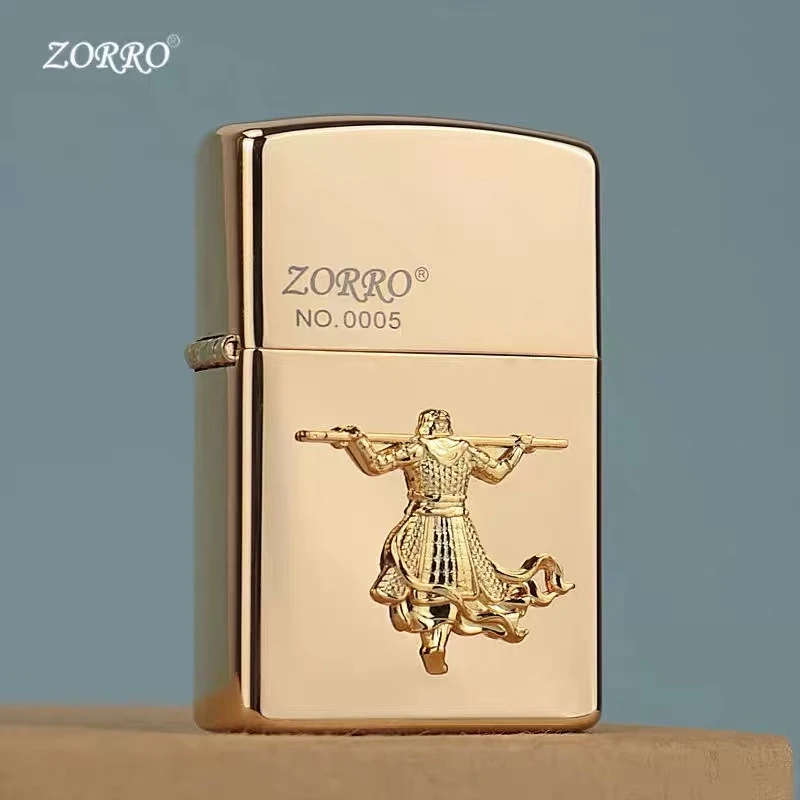 ZORRO金色创意经典大话西游一生所爱打火机原装常规机个性礼盒装