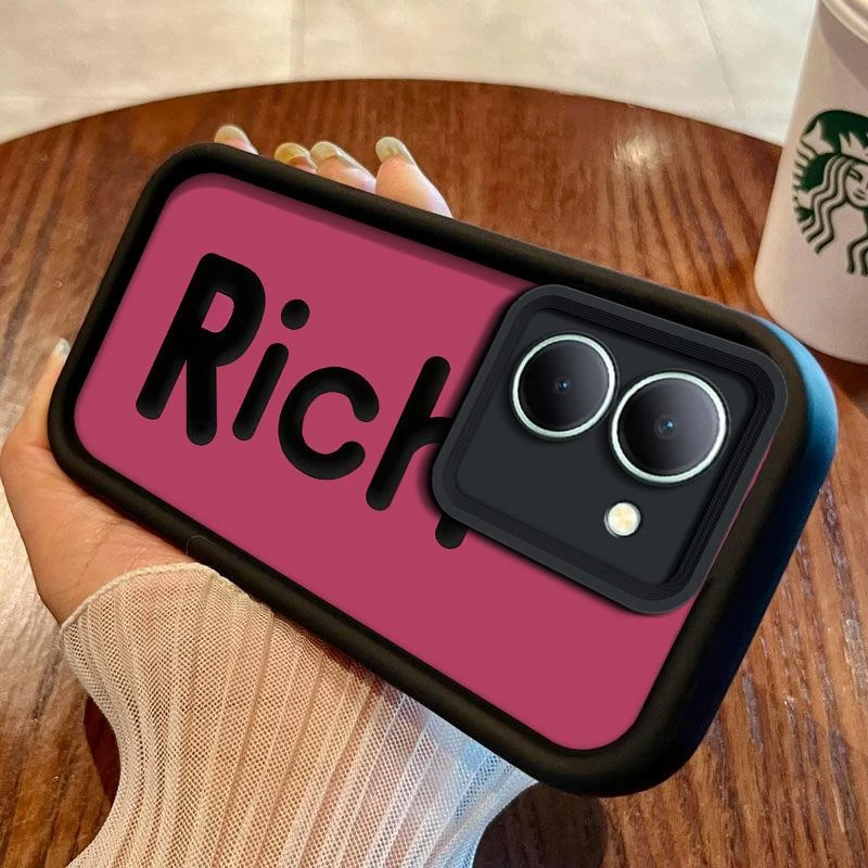 适用VIVOY78M手机壳vivoy78m手机壳阶梯Rich高级感柔软ins网红潮