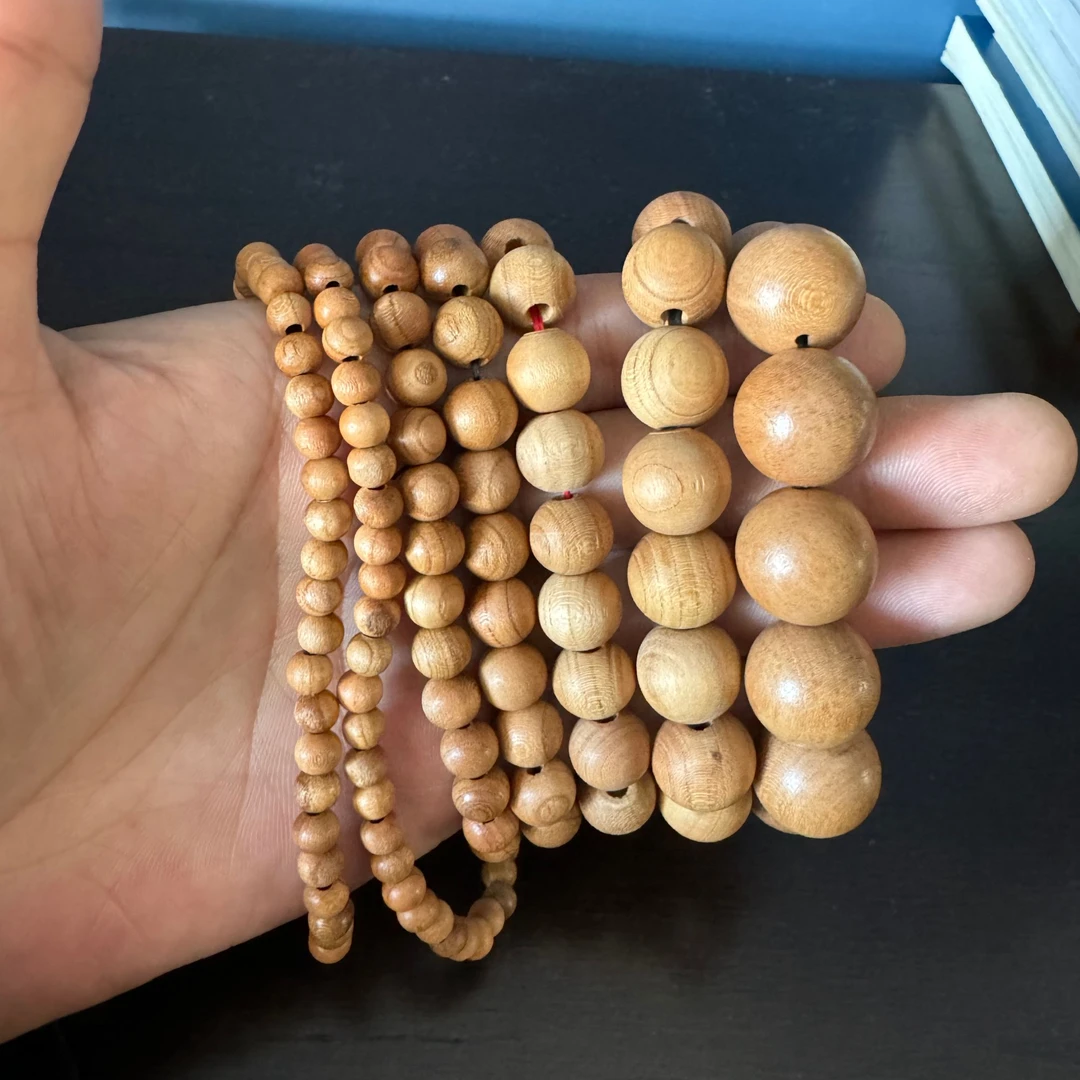 天然纯桃木 老桃木手串0.6 -1.8 素串 下单备注圈口或身高体重