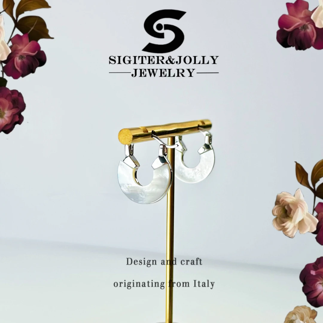 法式高级感清冷风简约时尚百搭耳环GM80138-8170