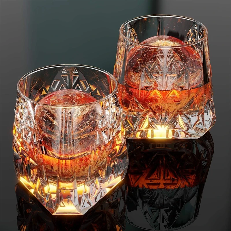 准新品  【莹】轻奢 Ashcroft Aztec 威士忌洋酒杯 古典玻璃醒酒杯