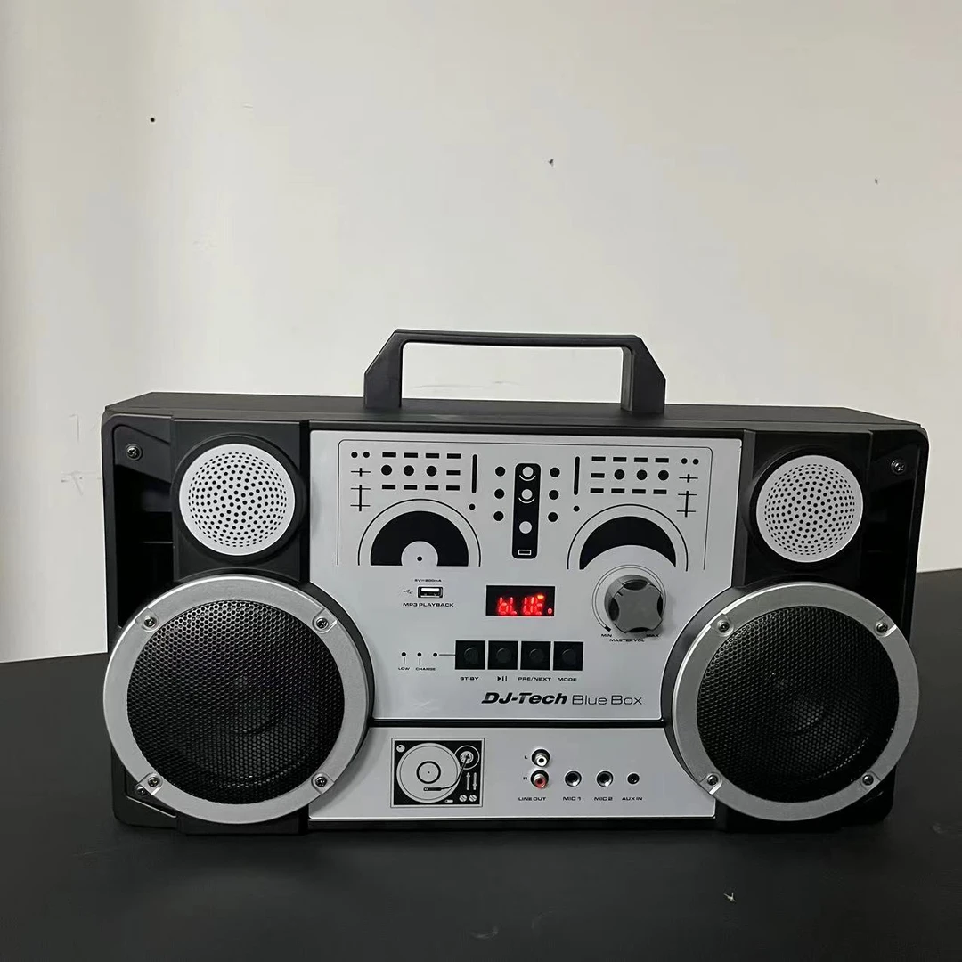 准新品  【金】DJ Tech Blue Box 复古蓝牙音响 飞达