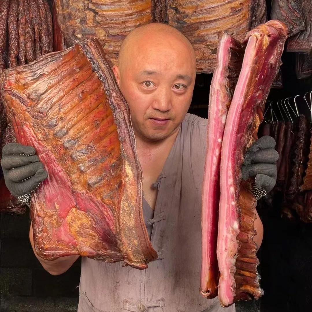 【带皮排骨五花腊肉全家福】恩施烟熏腊肉云贵川口味