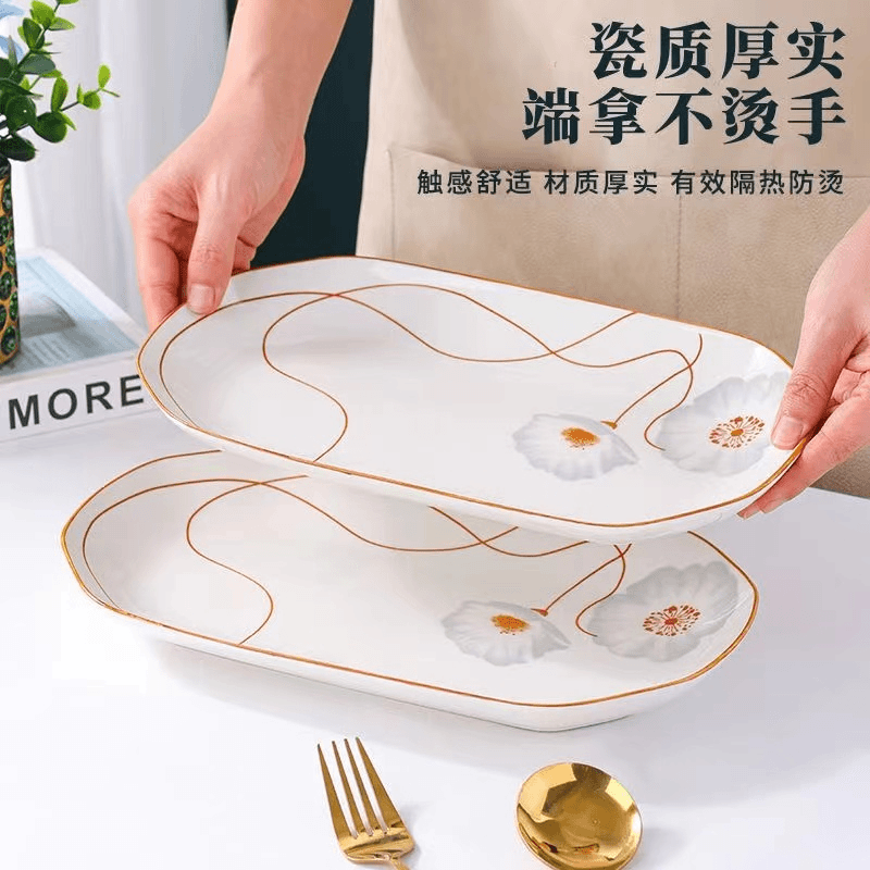 岁月静好鱼盘一个，有问题联系客服，破损补发，净水器厂家赞助