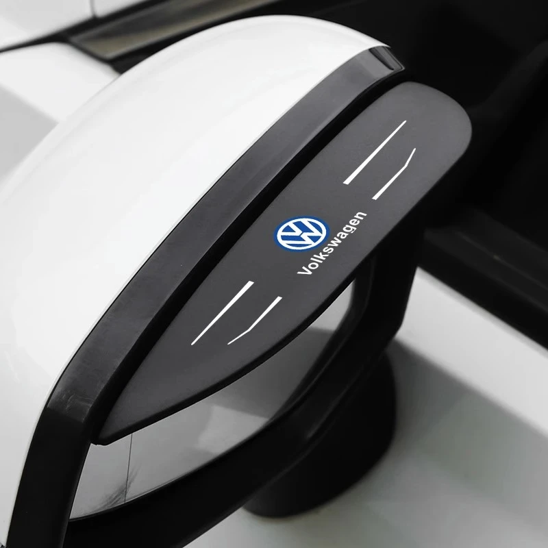 后视镜雨眉防雨板神器卡通装饰贴通用型汽车用品大全晴雨挡倒车镜